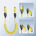 Sikunuo | 4-in-1 retractable charging cable for ultra-fast charging