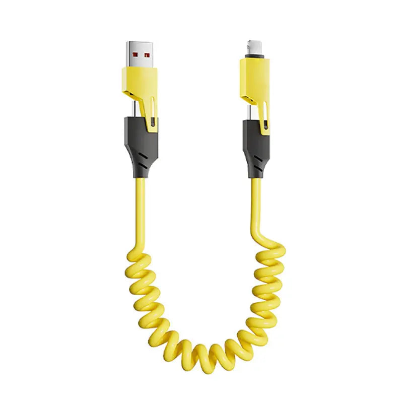 Sikunuo | 4-in-1 retractable charging cable for ultra-fast charging