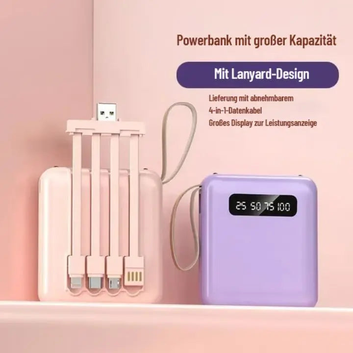 Sikunuo | 4-in-1 Powerbank Fast Charging – Compact & Powerful