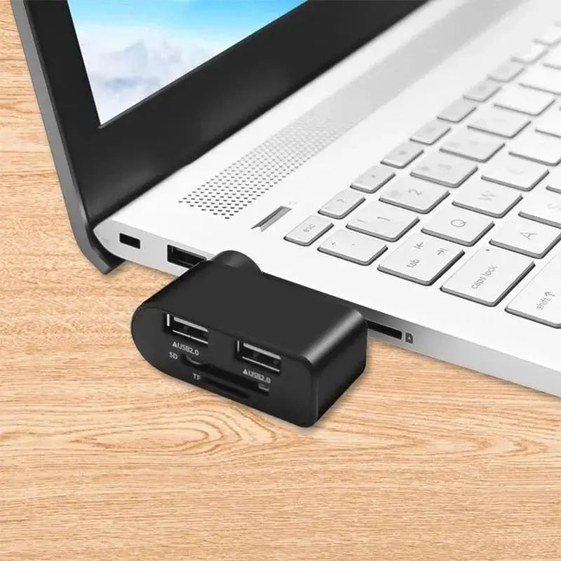 Sikunuo | 4-in-1 Redatable USB hub – More ports, less clutter