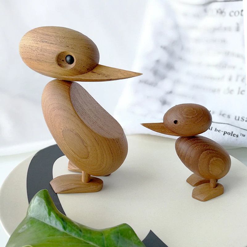 Sikunuo | Wooden Classic Danish Puppet Duck Home Decor
