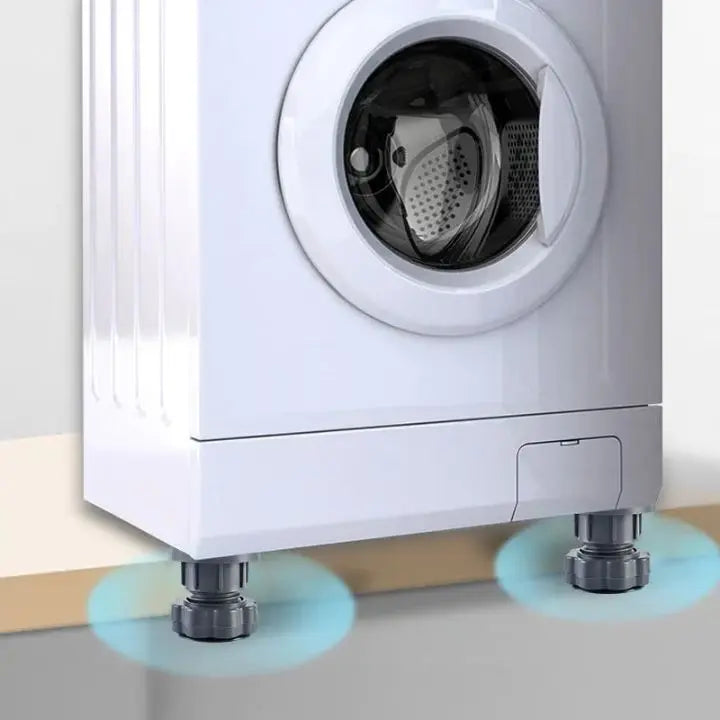 Sikunuo | 4-piece Washing Machine Stand Set – Adjustable Feet