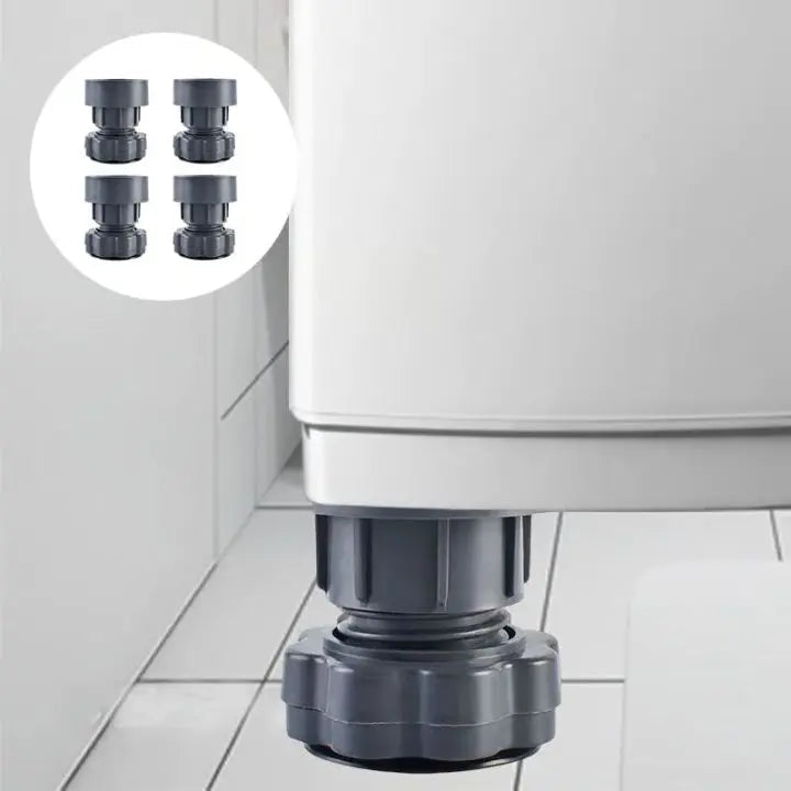 Sikunuo | 4-piece Washing Machine Stand Set – Adjustable Feet