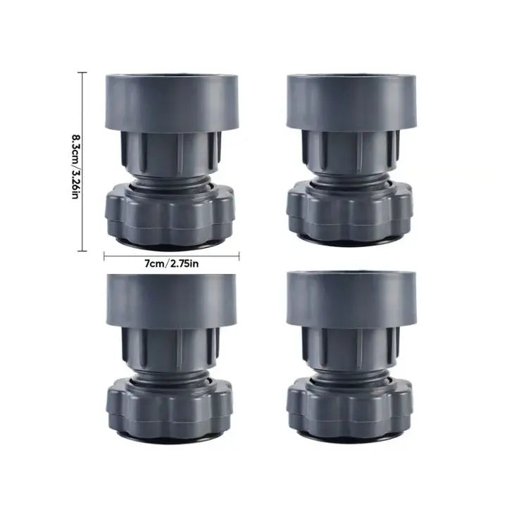 Sikunuo | 4-piece Washing Machine Stand Set – Adjustable Feet
