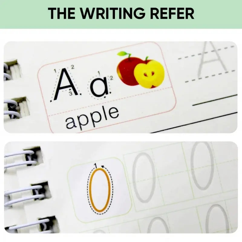 Sikunuo | 4-piece Reusable Learning Booklet Set for Children