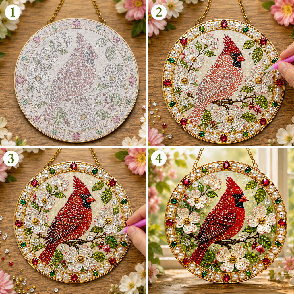 DIY Jeweled Garden Blessings Hanging Decor Kit