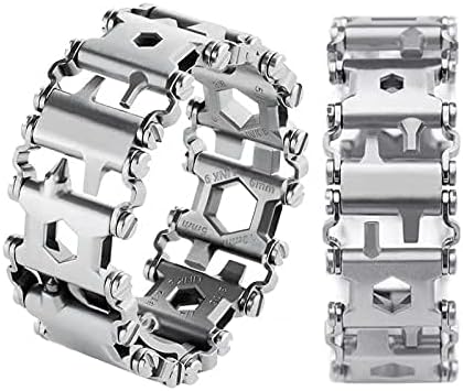 Sikunuo | 29-in-1 Stainless Steel Multitool Bracelet