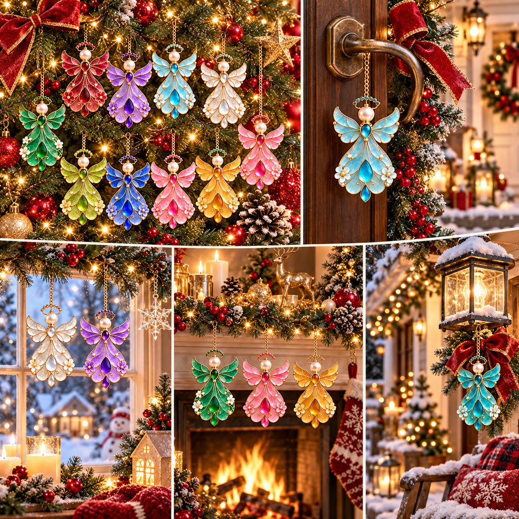 12-Month Birthstone Angel Ornament Collection