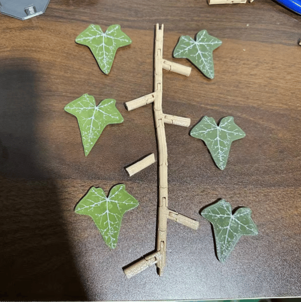 Sikunuo | 3D Printed Ivy Refrigerator Magnet — Realistic Plant Decoration with Strong Adhesion