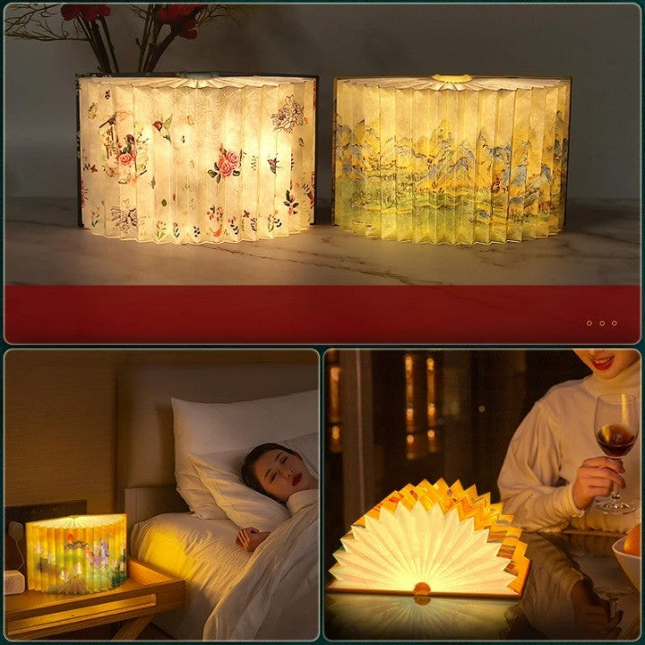 Sikunuo | Story Teller Artistic Foldable Book Desk Night Lamp