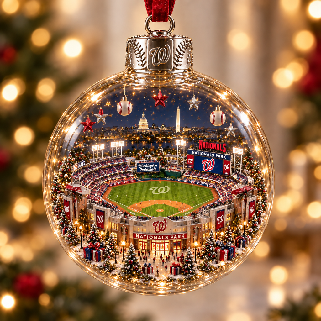 Light-Up Baseball Stadium Christmas Ornament – Holiday Keepsake