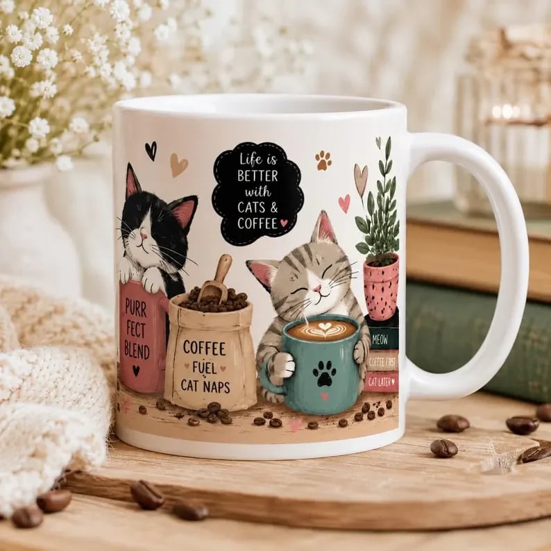 Cozy Cat Coffee Mug
