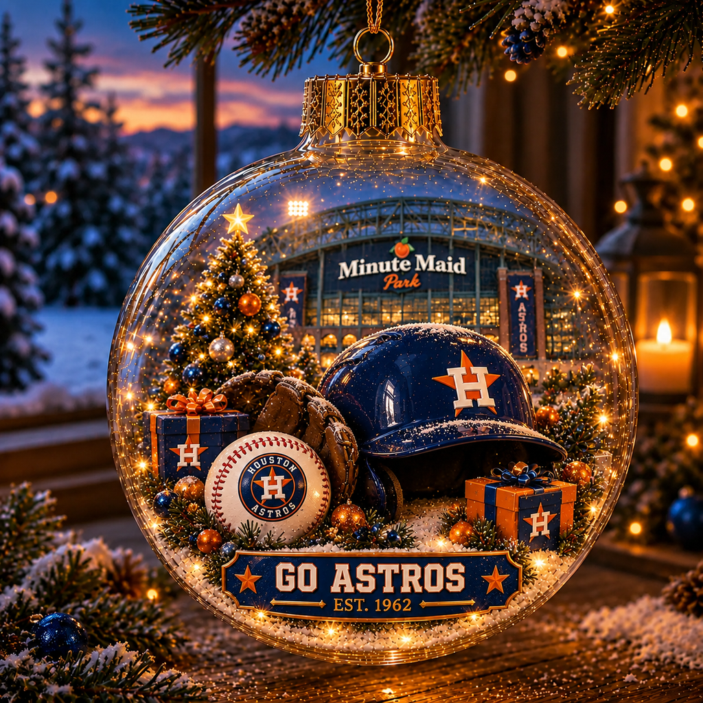 Bring the Ballpark Home — Light-Up Baseball Christmas Ornament