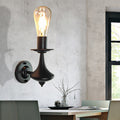 Sikunuo | Metal Exposed Bulb Wall Lighting Industrial 1/2 Light Dining Room Wall Lamp Fixture