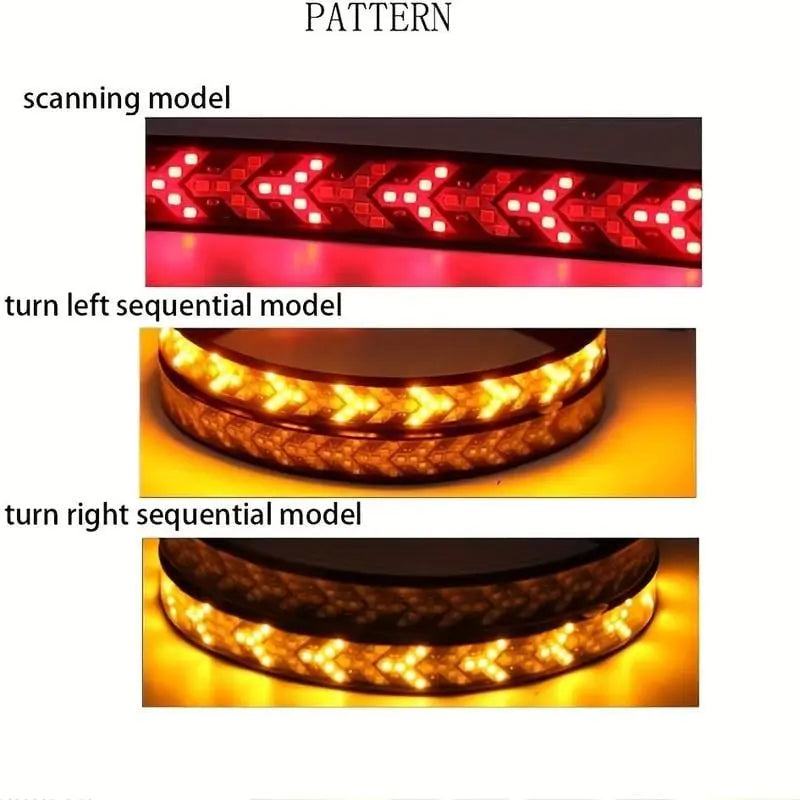 Sikunuo | 48-inch two-color LED tail light strip – Bright vehicle signal light