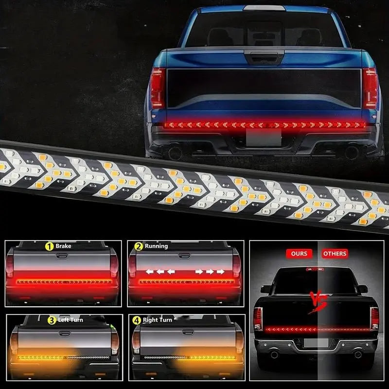Sikunuo | 48-inch two-color LED tail light strip – Bright vehicle signal light