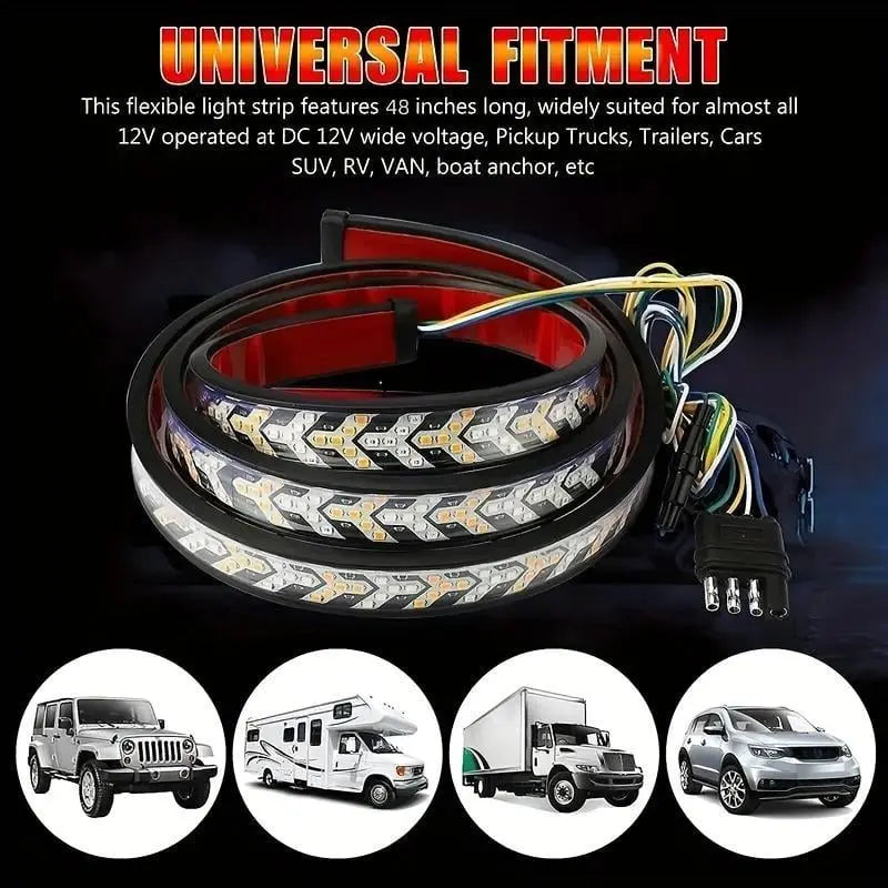 Sikunuo | 48-inch two-color LED tail light strip – Bright vehicle signal light