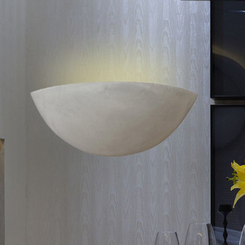 Sikunuo | Cement Bowl/Cylinder Shade Wall Lighting Modern Style 1 Light Bathroom Wall Light Fixture in Gray