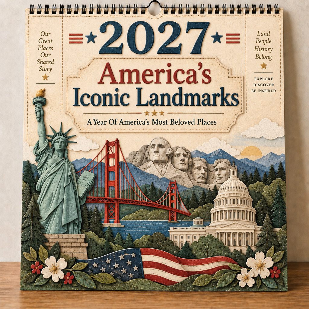2027 America’s Iconic Landmarks Wall Calendar