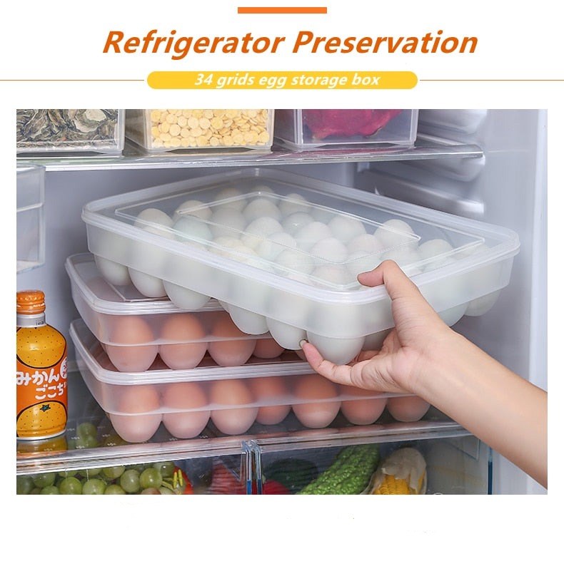 Sikunuo | Japanese-Style Plastic Duck Egg Storage Box