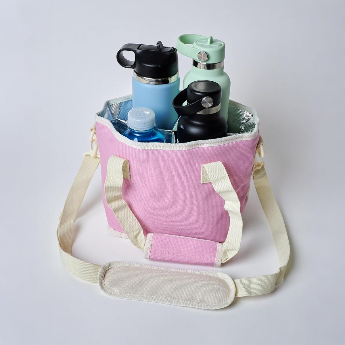 4 Water Bottle Holder with Strap