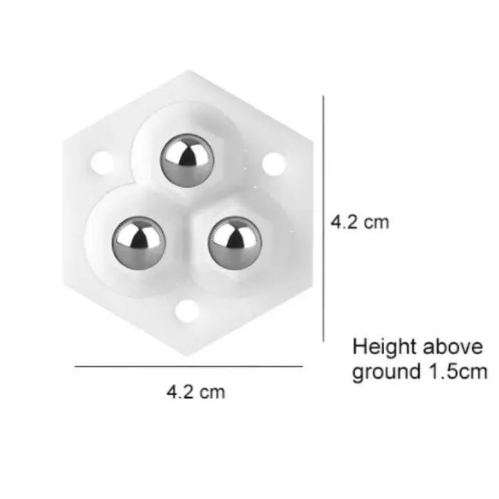 Sikunuo | 4+4 | 360° Redatable 3-Ball Wheels
