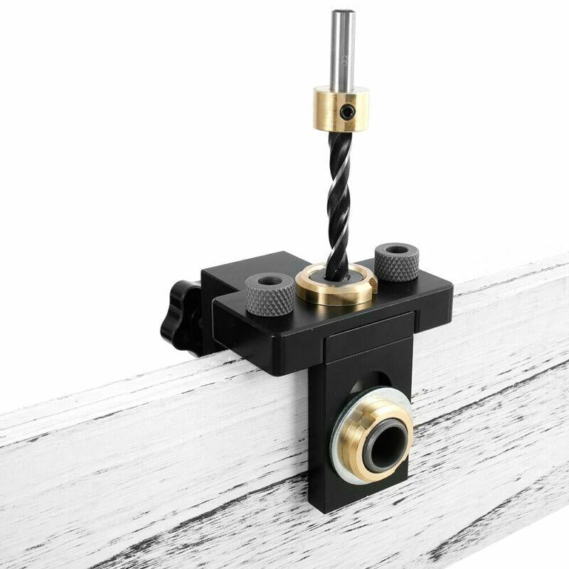 Sikunuo | 3 in 1 adjustable woodworking drill locator punch tools
