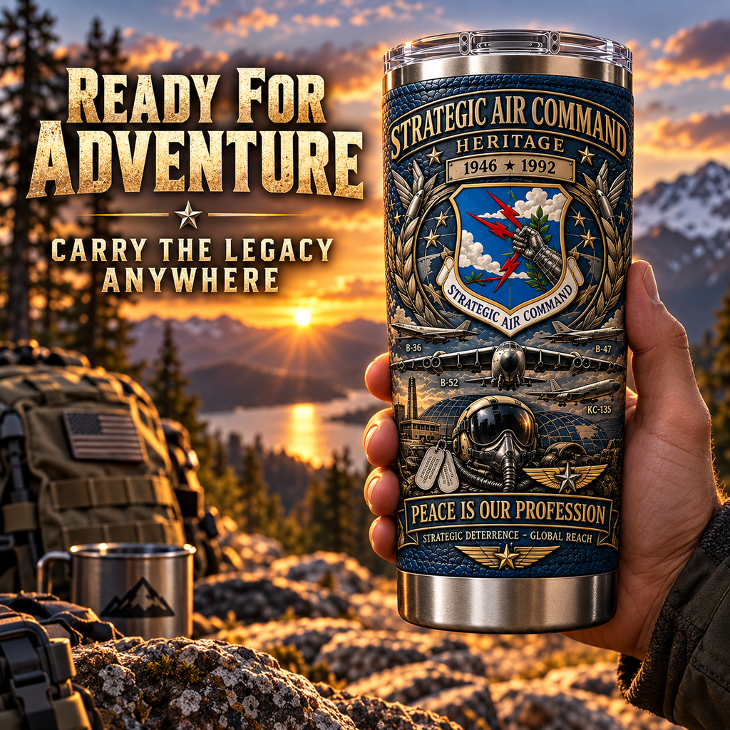 Strategic Air Command Heritage Insulated Travel Tumbler