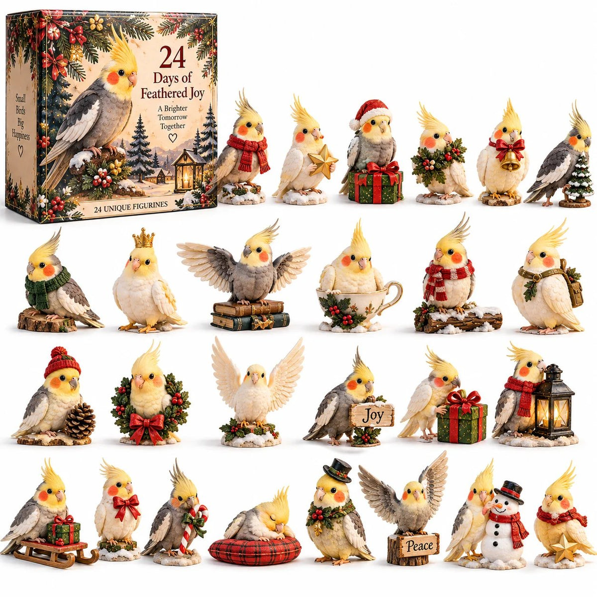 24 Days of Cockatiel Joy — 24 Little Personalities to Discover