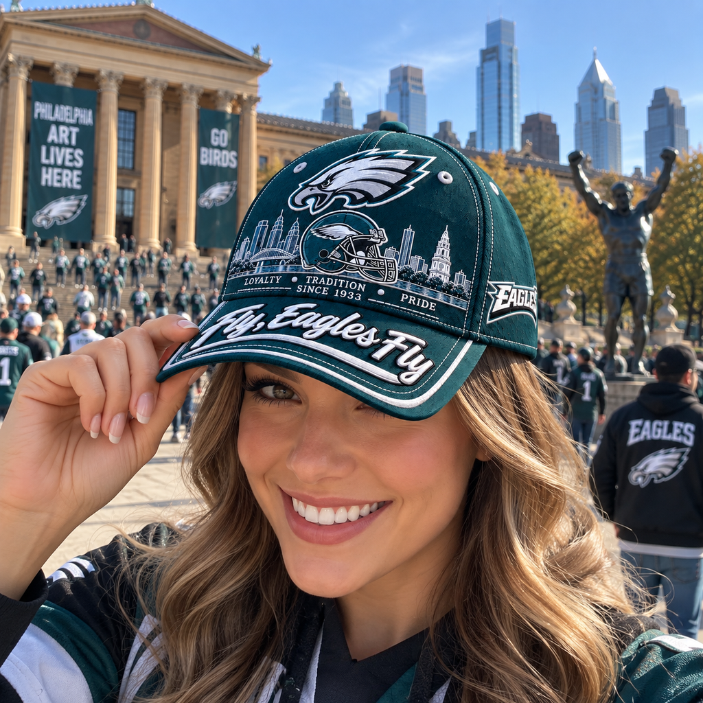 Fly, Eagles, Fly Commemorative Baseball Cap