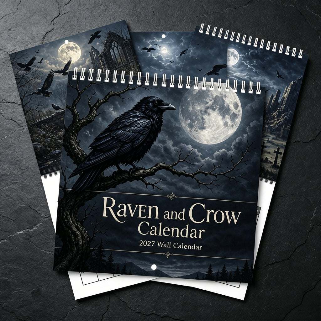 Raven & Crow 2027 Wall Calendar