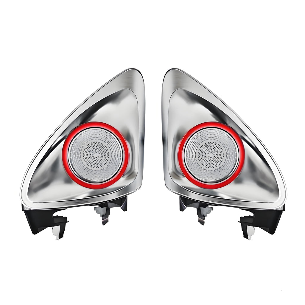 Sikunuo 4D Rotating LED Ambient Tweeter Speakers for Model Y Juniper / Model 3 Highland