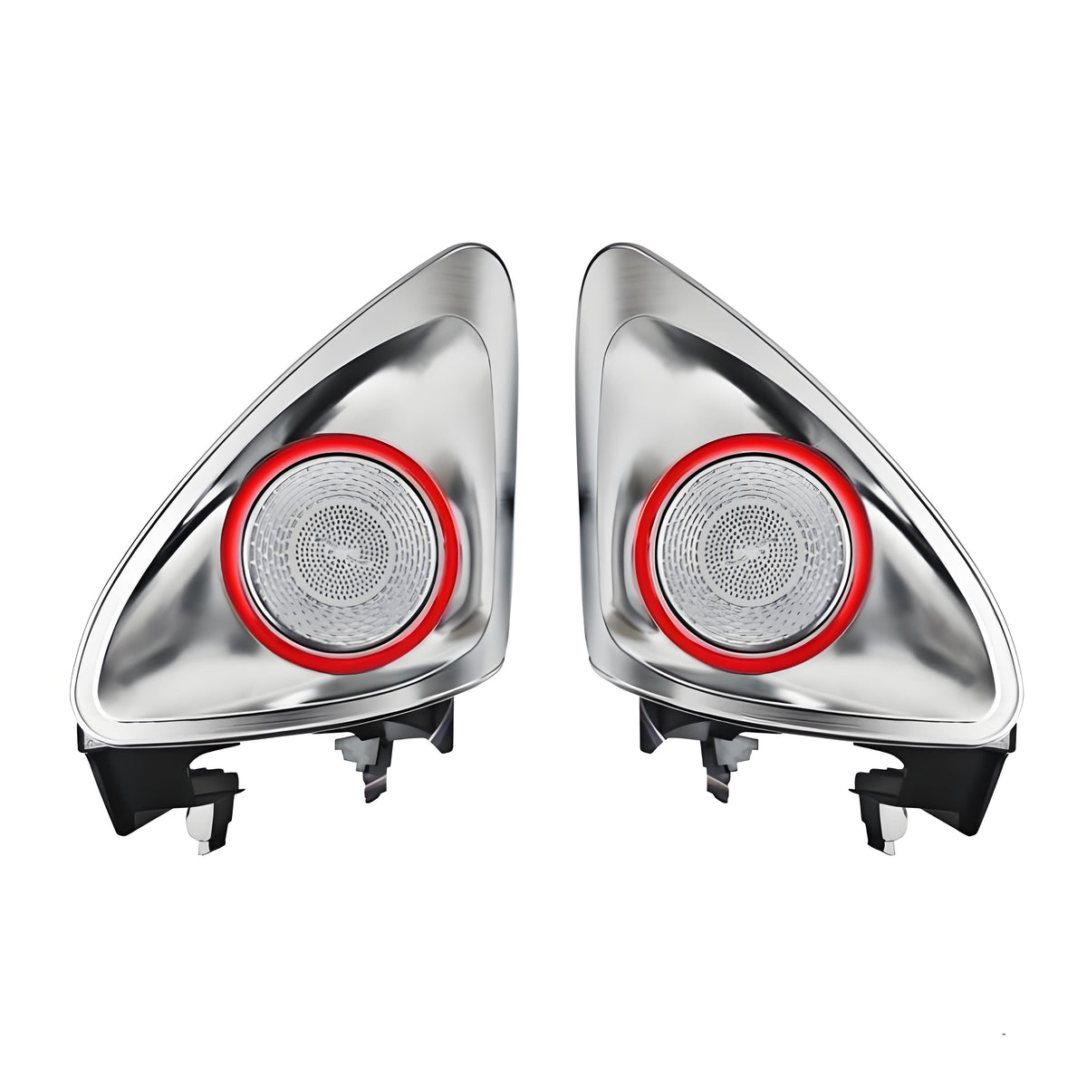 Sikunuo 4D Rotating LED Ambient Tweeter Speakers for Model Y Juniper / Model 3 Highland