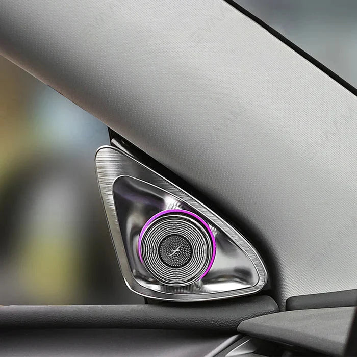 Sikunuo 4D Rotating LED Ambient Tweeter Speakers for Model Y Juniper / Model 3 Highland