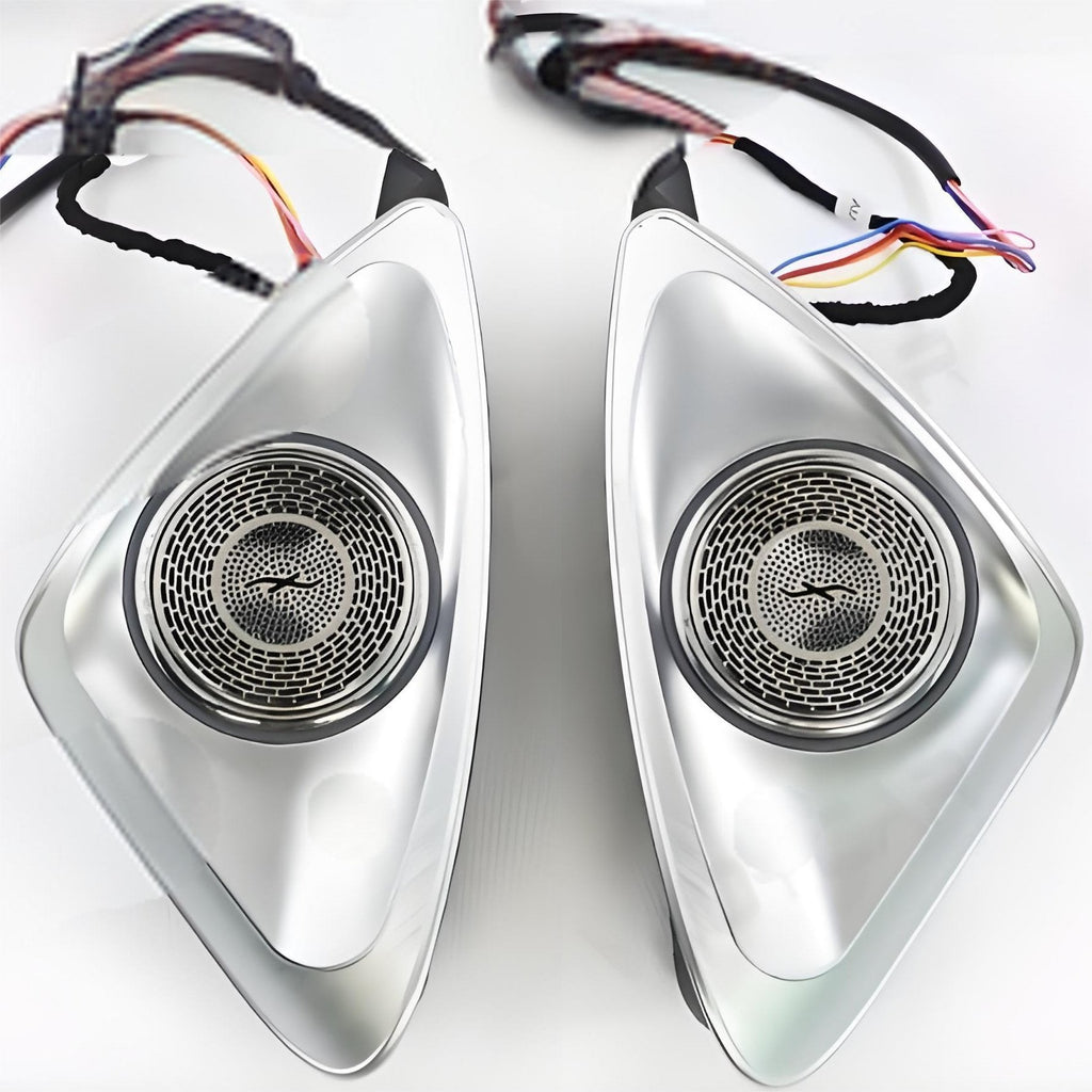 Sikunuo 4D Rotating LED Ambient Tweeter Speakers for Model Y Juniper / Model 3 Highland