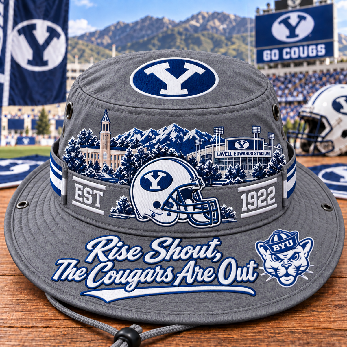 Rise Shout, The Cougars Are Out Boonie Hat