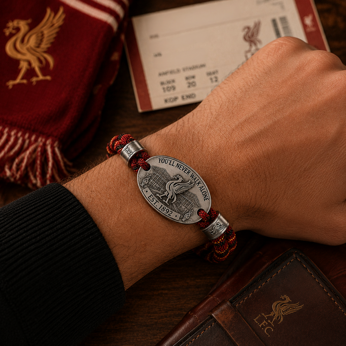 You’ll Never Walk Alone Braided Bracelet – Heritage Supporter Gift