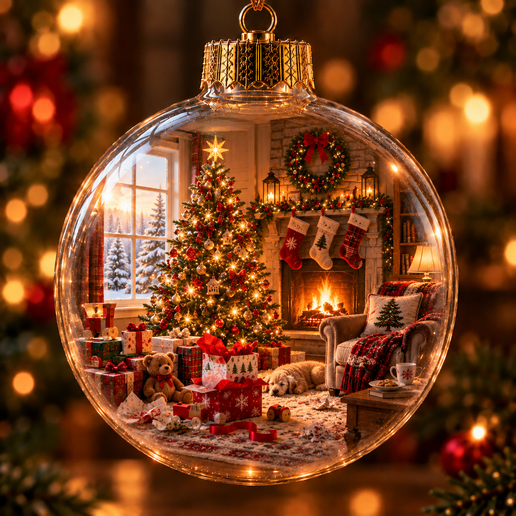 The Christmas We Remember – Light-Up Story Ornament