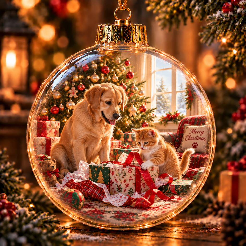 Christmas With Our Best Friends – Light-Up Ornaments