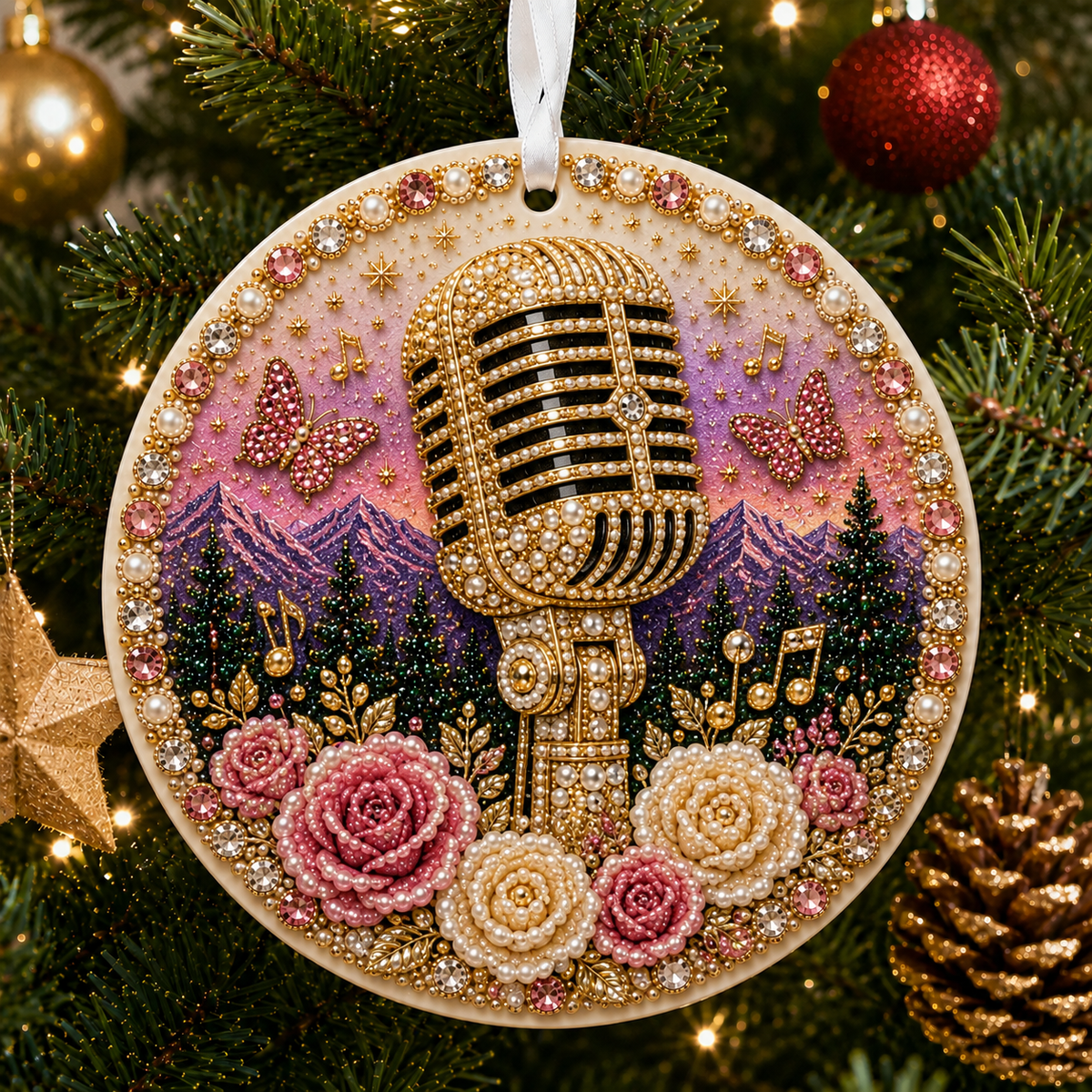 Forever In Song DIY Pearl & Gem Memorial Ornament Collection