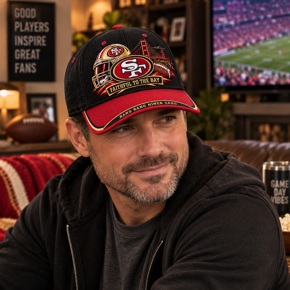 Faithful To The Bay Fan Cap