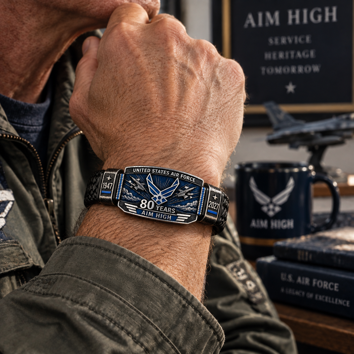 80 Years of Air Force Heritage Bracelet