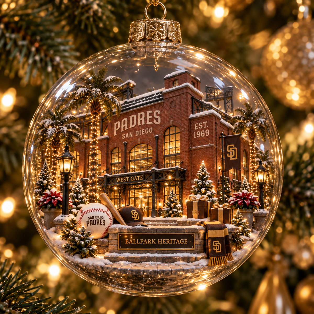 “Cover and Move” Light-Up Christmas Ornament