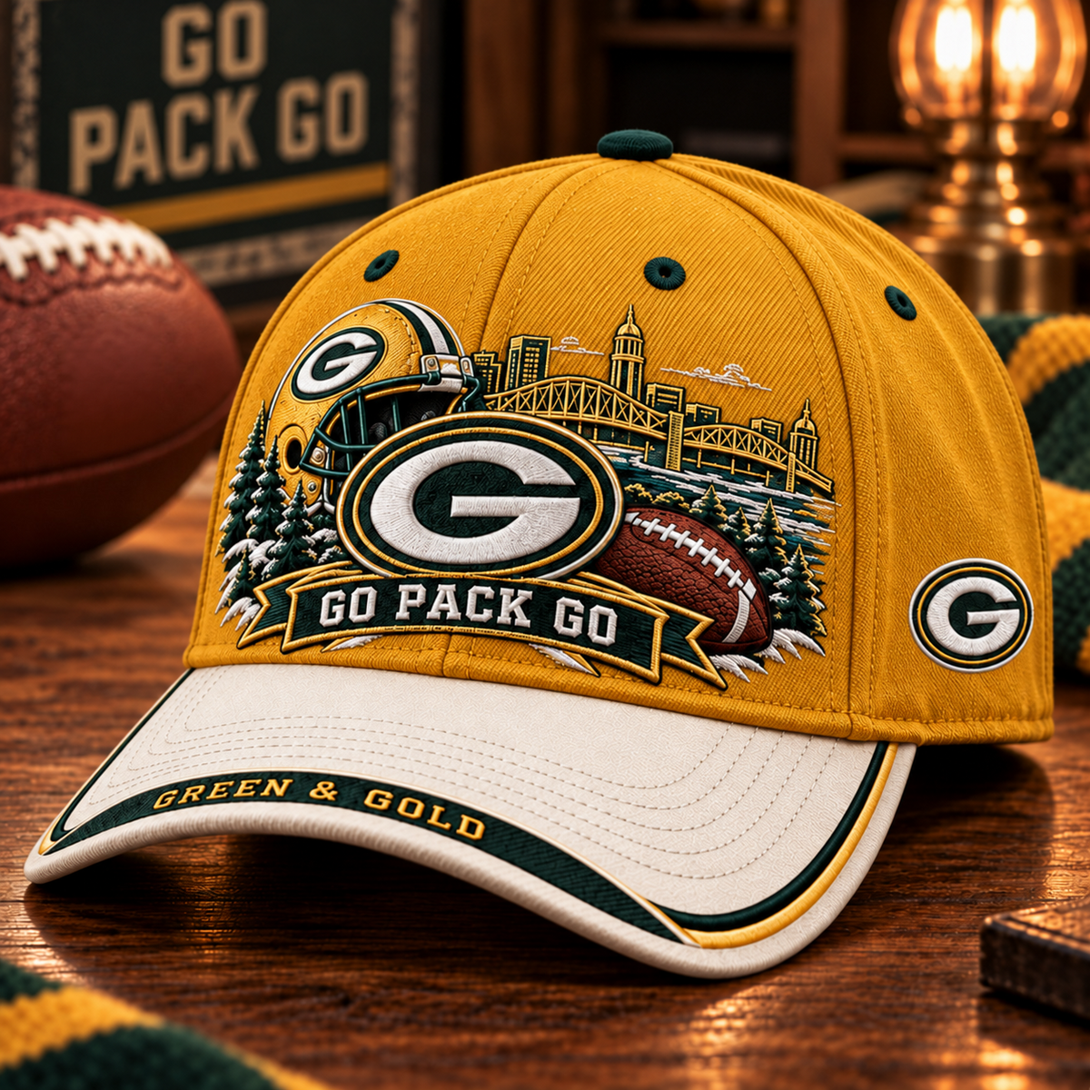 “GO PACK GO” Football Heritage Hat