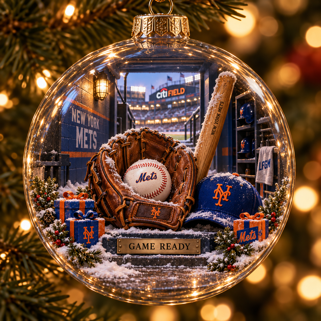 Baseball Brings Us Together — Light-Up Baseball Ornament