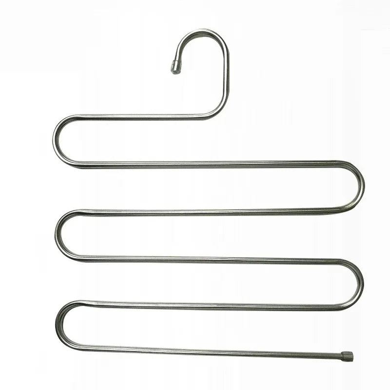 Sikunuo | 5-Layer Stainless Steel S-Shape Clothes Hanger