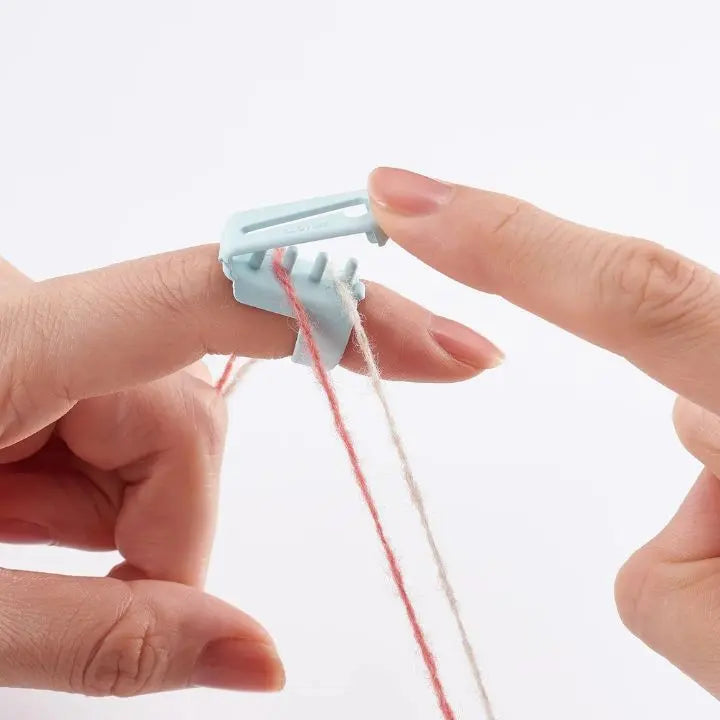 Sikunuo | 5 pieces | Yarn guide ring – Comfortable knitting & crocheting without finger strain