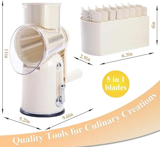 Sikunuo | 5-in-1 Kitchen Chopper – Effortless Cutting, Dicing and Chopping