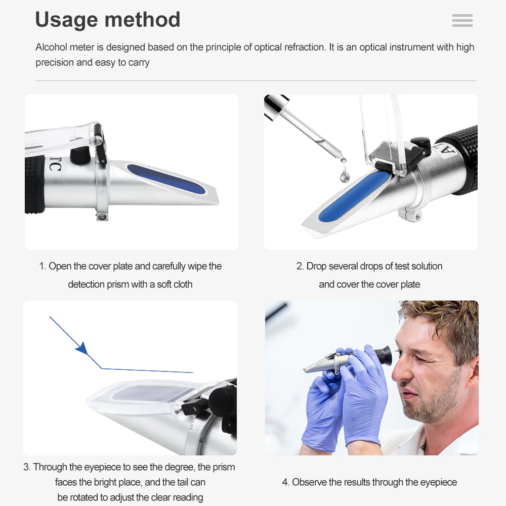Sikunuo | Mini Refractometer Fruit Sugar Tester
