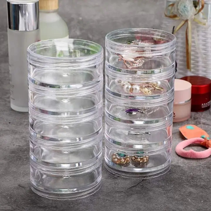 Sikunuo | 5-piece Multifunctional Stackable Containers for Accessories